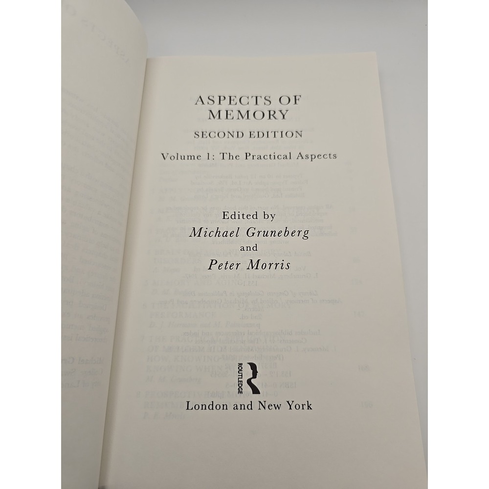 Practical Aspects (v. 1) (Aspects of‎ Memory  by Morris, Peter Paperback - Picture 5 of 7
